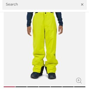 Rossignol Boys Bright Yellow Ski Pants, size  8